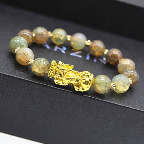 Gold-plated color-preserving brave bracelet